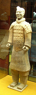 Терракотовый воин на московской выставке, 2006